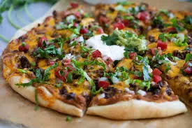 Beef Taco Pizza (14" Large Pan)