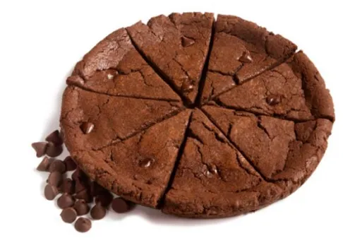 8" DblChoc Brownie Pizza (No Icing)