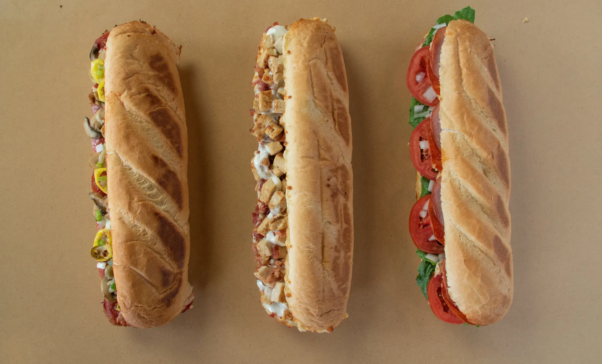 Chicken Fajita Sub (12-inch, Normal Dressing)